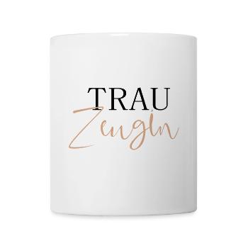Trauzeugin - Tasse - Weiß - Vorne