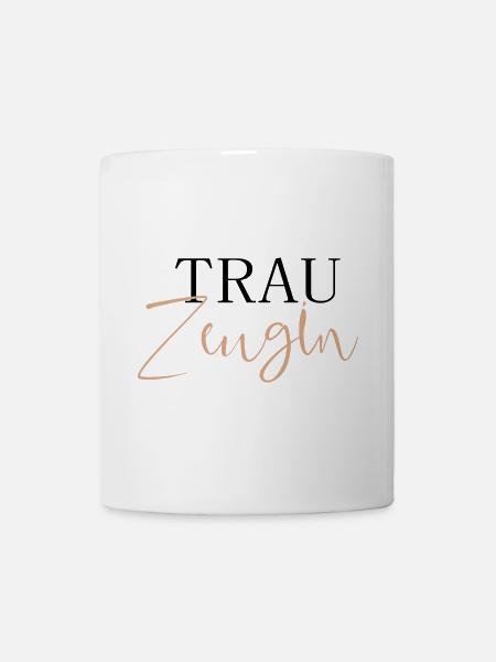 Trauzeugin - Tasse - Weiß