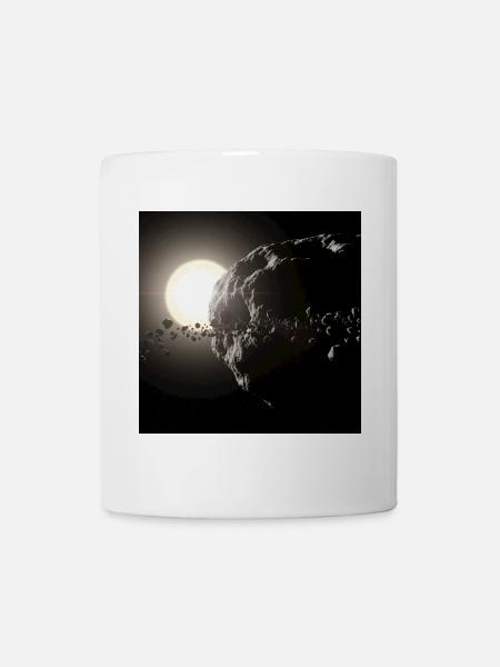 Mond und Sternenhimmel - Tasse - Weiß