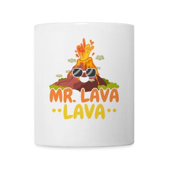 Mr. Lava Lava Geologie Vulkanologie Vulkan Lava - Tasse - Weiß - Vorne