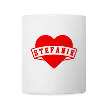 Stefanie Herzen - Tasse - Weiß - Vorne