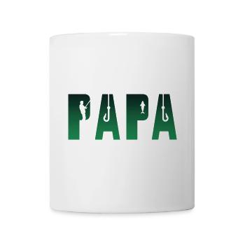 Fischer Papa - Tasse - Weiß - Vorne