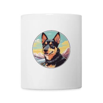 Lancashire Heeler Hunderasse Cartoon Kawaii Waterco - Tasse - Weiß - Vorne