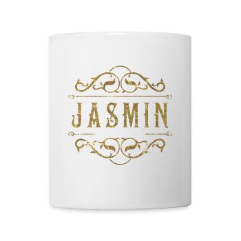 Jasmin gold - Tasse - Weiß - Vorne