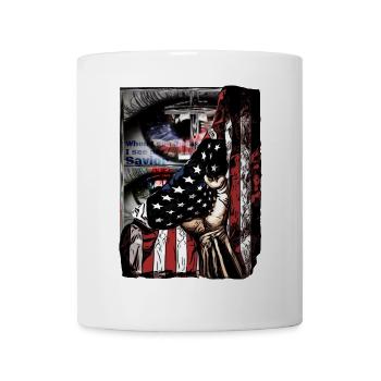 Glaubensflagge Patriotischer Ausdruck - Tasse - Weiß - Vorne