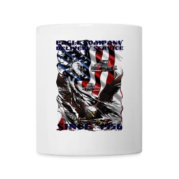 USA Adler Flagge Trucks - Tasse - Weiß - Vorne