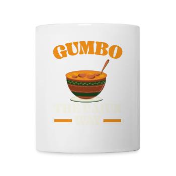 Gumbo-Liebhaber Foodie Louisiana Essen Cajun-Küche - Tasse - Weiß - Vorne