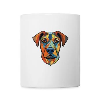 Berger De Beauce Hunderasse Aquarell Illustration - Tasse - Weiß - Vorne