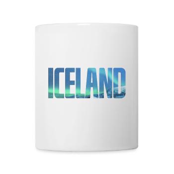 Island Polarlicht Aurora Borealis Iceland - Tasse - Weiß - Vorne