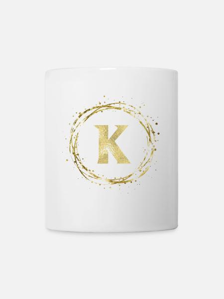 K - Tasse - Weiß