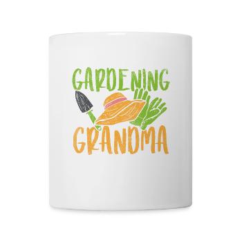 Gardening Grandma - Tasse - Weiß - Vorne