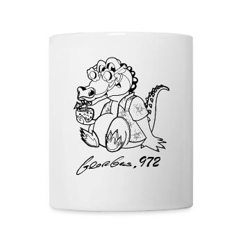 Georges Basic Schwarz - Tasse - Weiß - Vorne