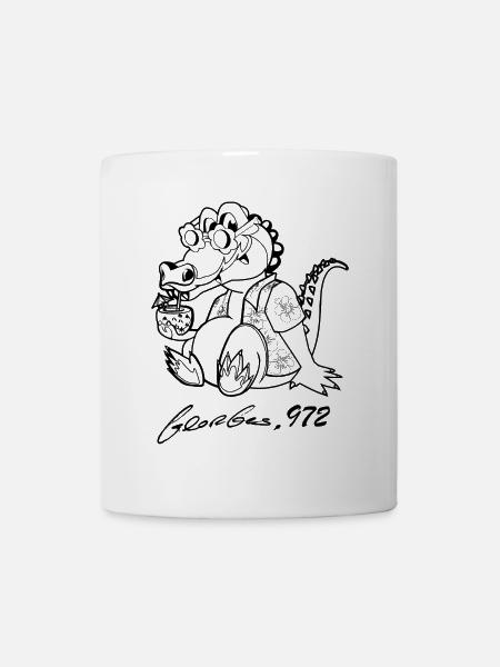 Georges Basic Schwarz - Tasse - Weiß