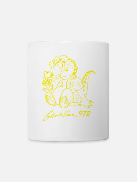 Georges Basic Gelb - Tasse - Weiß