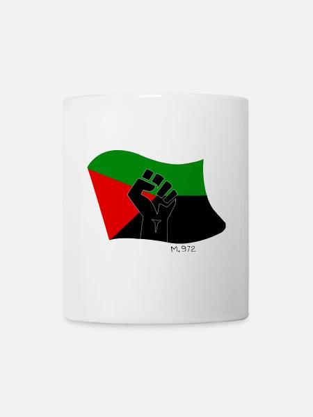 MARTINIQUE Fahnenfaust M.972 (schwarz) - Tasse - Weiß