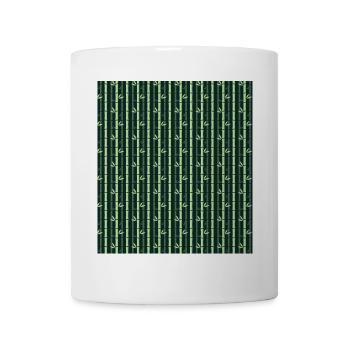 Bambus Gesichtsmaske - Tasse - Weiß - Vorne