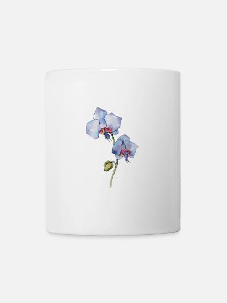 Blume - Tasse - Weiß