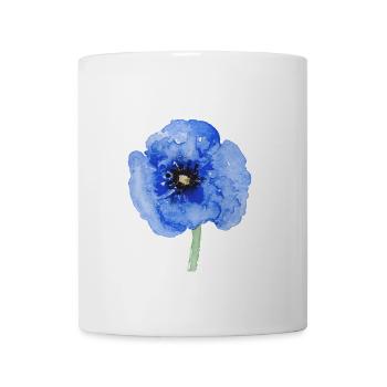 Blume - Tasse - Weiß - Vorne
