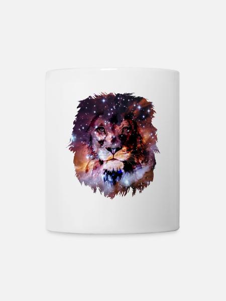 Löwe - Tasse - Weiß