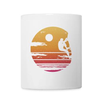 Klettern Freeclimber Bergsteiger Bouldern - Tasse - Weiß - Vorne
