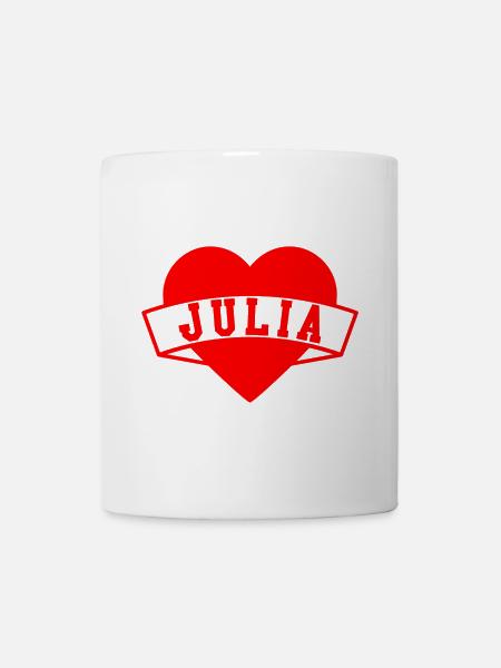 Julia Herzen - Tasse - Weiß