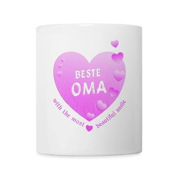 beste Oma - Tasse - Weiß - Vorne