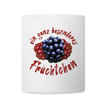 Früchtchen Brombeeren Beeren - Tasse - Weiß - Vorne