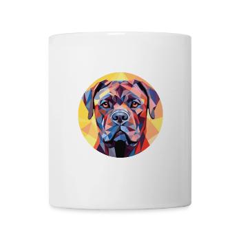Cane Corso Hunderasse Aquarell Glas Illustration - Tasse - Weiß - Vorne