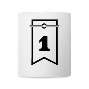 1. 1 JAHR. 1. JAHRESTAG. 1 JAHR GEBURTSTAG - Tasse - Weiß - Vorne