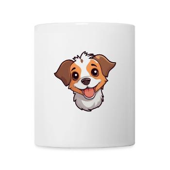 Cirnechi Dell Ätna Hunderasse Aquarell Karikatur Ka - Tasse - Weiß - Vorne
