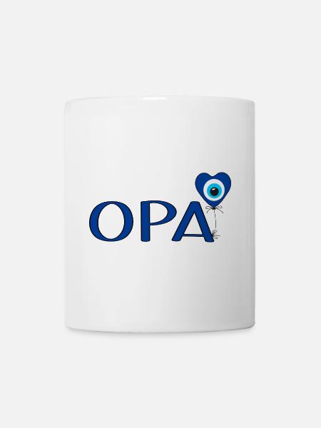 Opa mit Nazar Luftballon - Tasse - Weiß