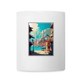 Adana Türkei Vintage Reiseposter WPA Souvenir - Tasse - Weiß - Vorne