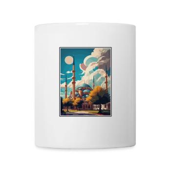 Edirne Türkei Vintage Reiseposter WPA Souvenir - Tasse - Weiß - Vorne