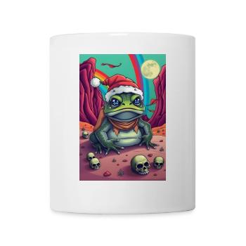Frosch Santa im Wüstenland - Tasse - Weiß - Vorne