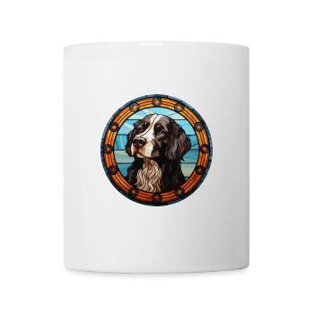 Landseer Hunderasse Bunte Wassersäule - Tasse - Weiß - Vorne