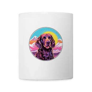 Pudelpointer Hunderasse Cartoon Kawaii Aquarell - Tasse - Weiß - Vorne