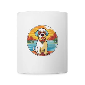 Kyi Leo Hund Rasse Cartoon Kawaii Clipart Hund Haustier - Tasse - Weiß - Vorne