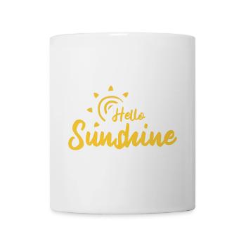 Hello Sunshine - Tasse - Weiß - Vorne
