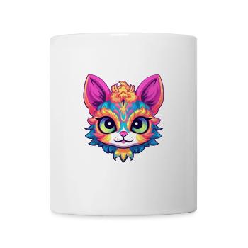 Singapura Katze Rasse Aquarell Karikatur Kawaii Haustier - Tasse - Weiß - Vorne