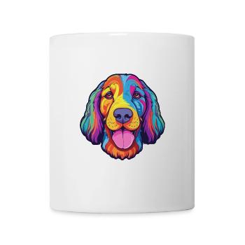 Laufhund Hunderasse Cartoon Kawaii Illustration - Tasse - Weiß - Vorne