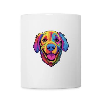 Berger de Beauce Hunderasse Cartoon Kawaii Illustra - Tasse - Weiß - Vorne
