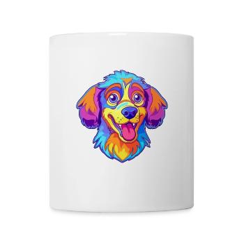 Akbash Hunderasse Cartoon Kawaii Illustration - Tasse - Weiß - Vorne