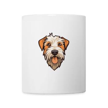 Sporting Lucas Terrier Hund Rasse Cartoon Kawaii Il - Tasse - Weiß - Vorne