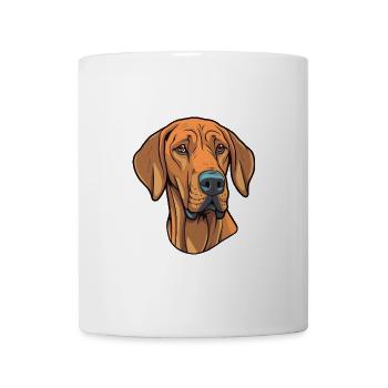Rhodesian Ridgeback Hunderasse Cartoon Kawaii Illus - Tasse - Weiß - Vorne