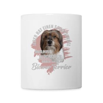 Biewer Terrier schöner Spruch - Tasse - Weiß - Vorne