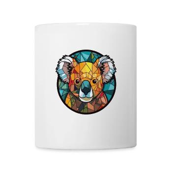 Koala buntes Aquarell Tier Haustier Illustration - Tasse - Weiß - Vorne