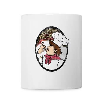 Feuriger Spaghetti Küchenprofi - Tasse - Weiß - Vorne