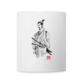 Samurai in seinem Daisho - Tasse - Weiß - Vorne