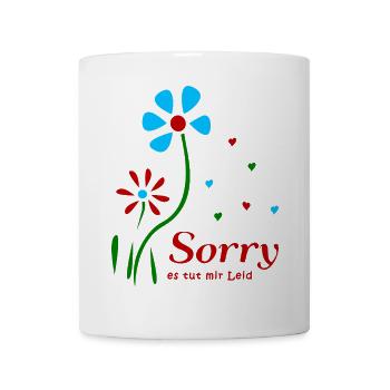 Sorry, es tut mir leid - Tasse - Weiß - Vorne