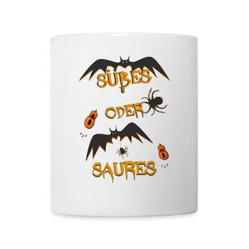 Süßes oder Saures - Tasse - Weiß - Vorne